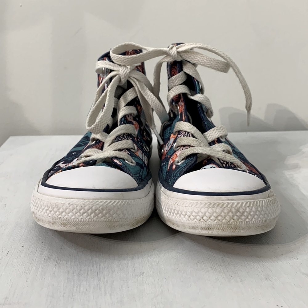 Converse All Star High-Top Mermaid Sneakers Sz 13 - Picture 10 of 12